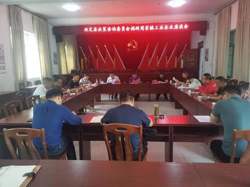 興文縣決策咨詢委員會深入周家鎮(zhèn)開展工業(yè)企業(yè)調(diào)研與咨詢服務